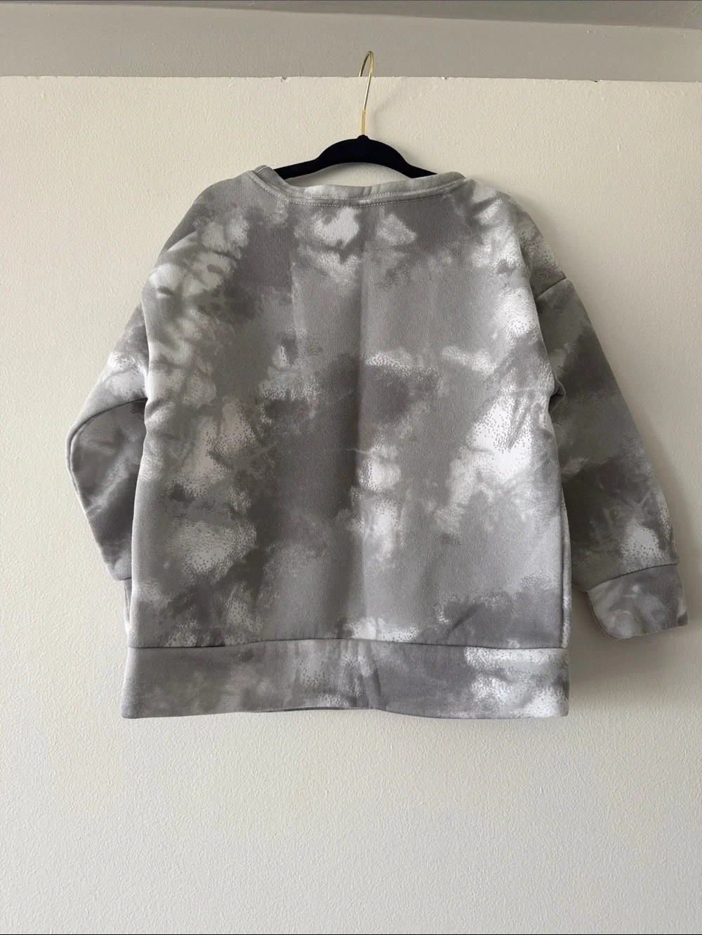 Disney Junior Mickey Mouse Gray Tie Dye Fleece Sweatshirt Joggers Set 4T NWOT
